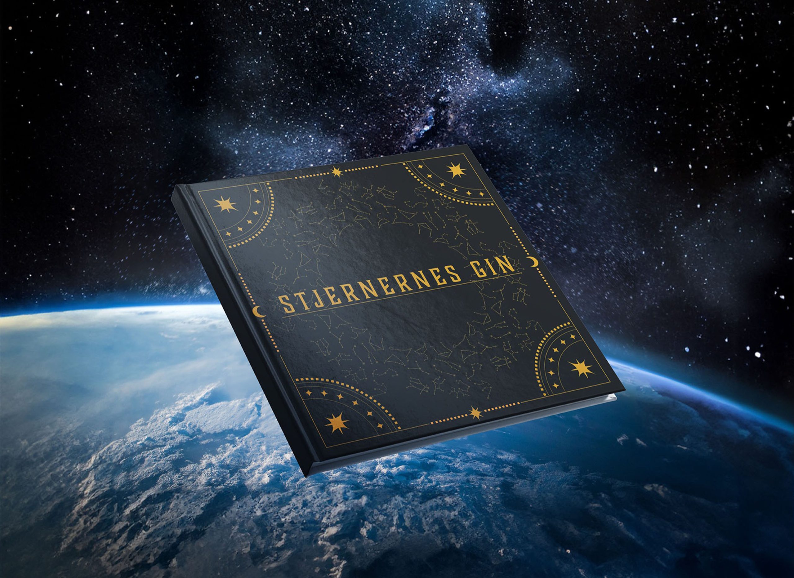 Hovedforløbs dokumentation som mediegrafiker på HF1. Design, logo, HF1, Hovedforløb , mediegrafiker, stjerne gin, astrologi, alcohol